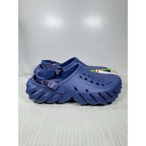 Size 11 Crocs Echo Sapphire Blue Clog Shoes Comfort Slides Sandals Mens NEW